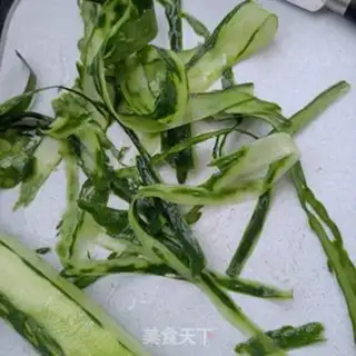 Make Cucumber egg salad step 1