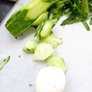 Make Cucumber egg salad step 6