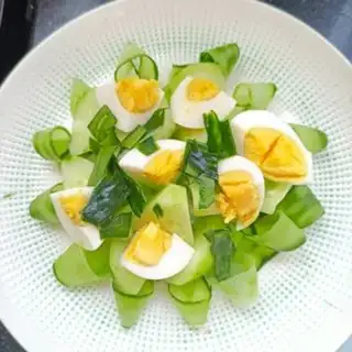 Make Cucumber egg salad step 7