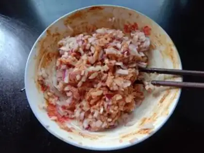 Make A thousand pork rolls step 2