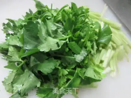 Make Five celery celery is fried step 2