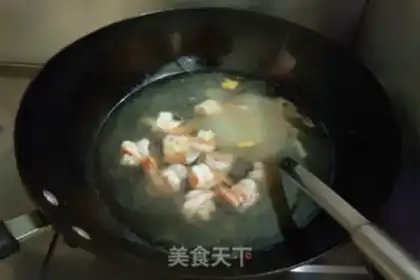 Make Shrimp tofu soup step 7