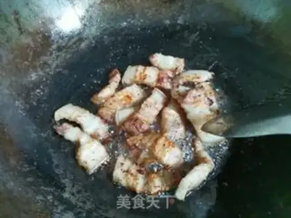 Make Garlic meat step 2