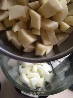 Make Melon apple juice step 3