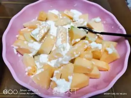Make Sour-milk papaya step 4