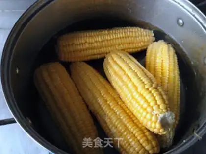 Make Milky corn juice step 1