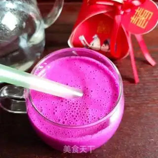Make Honey-beans flamingo milkshake step 11