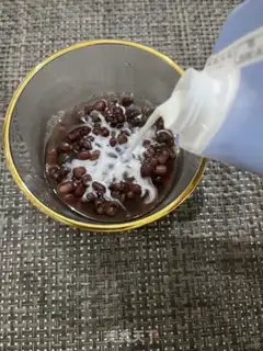 Make Mango red bean ice step 4