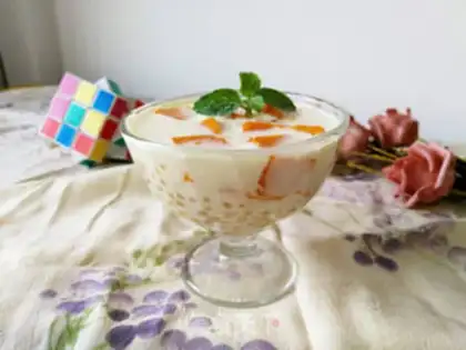 Make Milk Mango Simirou step 5
