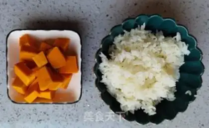 Make Pumpkin rice step 0