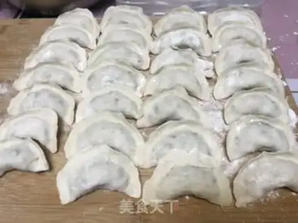 Make Soybeans egg dumplings step 5