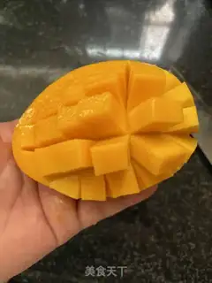 Make Mango red bean ice step 7
