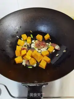 Make Pumpkin rice step 6