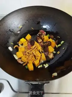 Make Pumpkin rice step 7