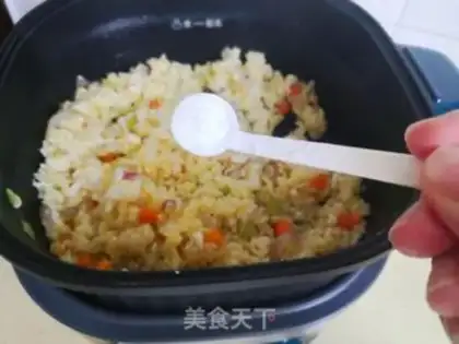 Make Gold fried rice step 7