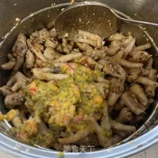 Make Porridge lemon chicken claws step 8