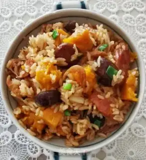 Make Pumpkin rice step 12