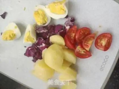 Make Potato egg salad step 8