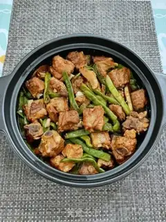 Make Four seasons of bean ribs step 12