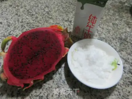 Make Milk Dragon Popsicle Ice step 0