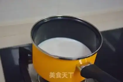Make Mango bean milk step 4