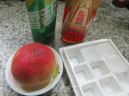 Make East Pinet drinks peach bubbles step 0