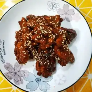Make Burn the chicken wings step 6