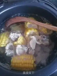 Make Carrot corn ribs soup step 2