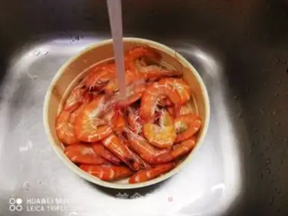 Make Frozen shrimp step 4