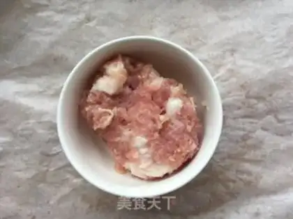 Make Tofu pork and veggie rice step 1