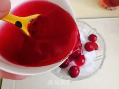 Make Cranberry ice step 7