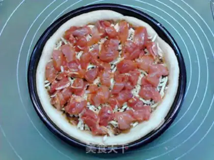 Make Chicken pizza in New Orleans step 20