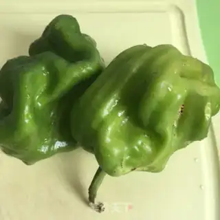 Make Green pepper fire step 1