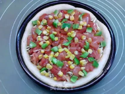 Make Chicken pizza in New Orleans step 21