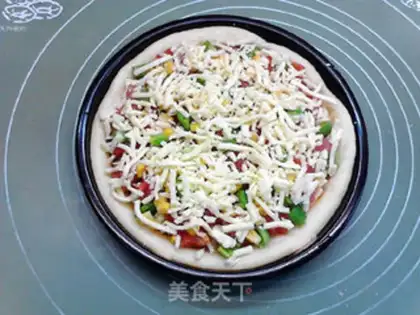Make Chicken pizza in New Orleans step 22