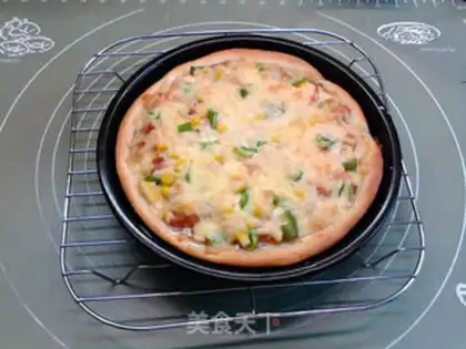 Make Chicken pizza in New Orleans step 24