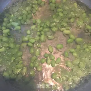 Make Five flowers and radish step 3