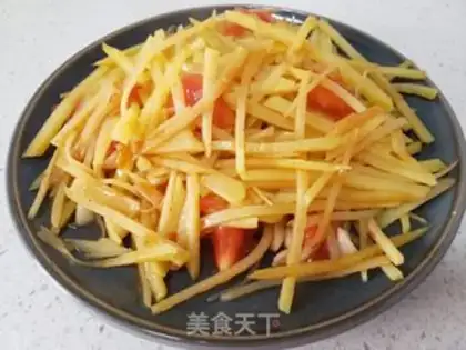Make Potato-cracked tomatoes step 4