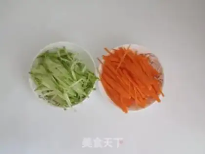 Make Wheat and vegetable noodles step 2
