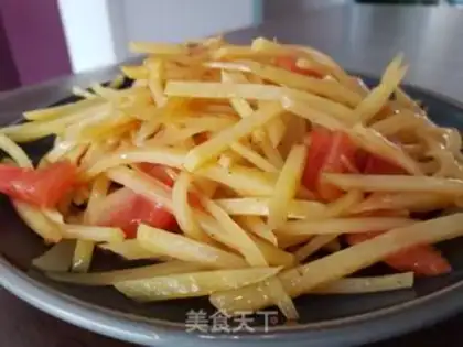 Make Potato-cracked tomatoes step 5