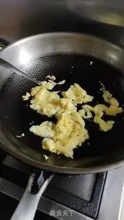 Make Sausage egg fried rice step 6