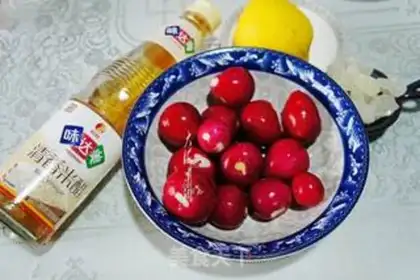 Make The radishes step 0