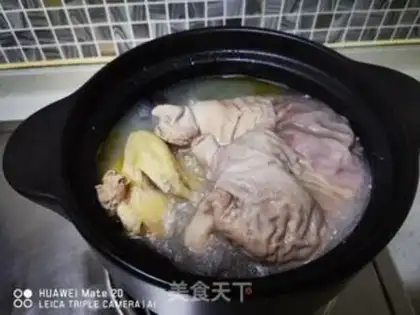 Make Pepper pig belly chicken soup step 3