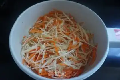 Make Fish fragrance, cold noodles step 8