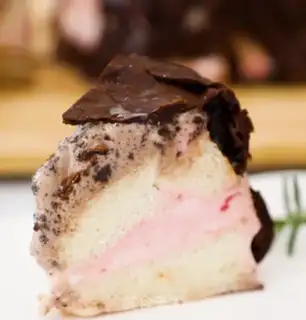 Make Cake of ice cream in the oven step 8