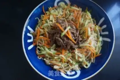 Make Fish fragrance, cold noodles step 20