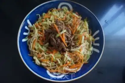 Make Fish fragrance, cold noodles step 21