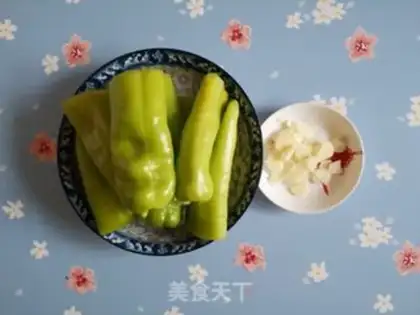 Make Tied peppers step 1