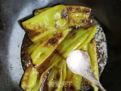 Make Tied peppers step 8