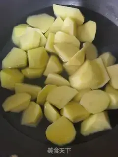 Make Potato ham sausage step 1